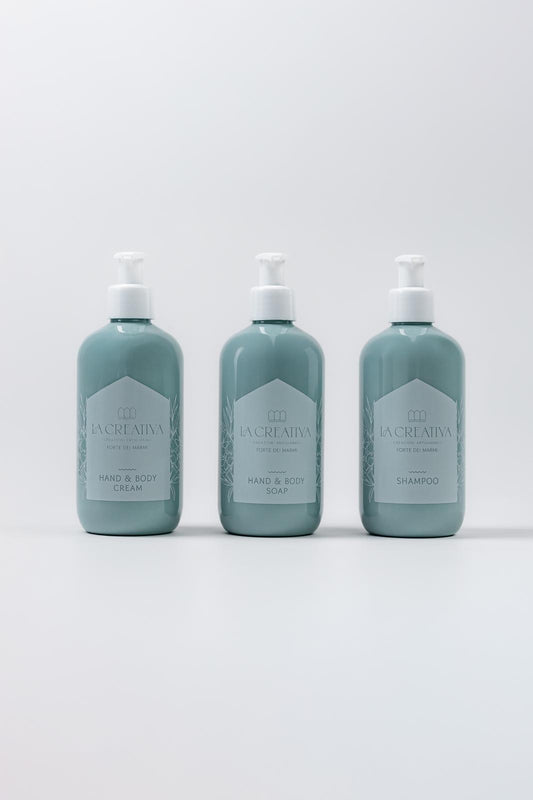 Set Hand & Body cream, Shampoo, Hand & Body soap